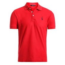Load image into Gallery viewer, Casual Cotton Polo shirt Men Short Sleeve High Quantity polo men