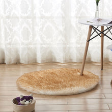 Load image into Gallery viewer, Fluffy Round Rug Carpets Living Room Solid Long Plush Area Carpet Faux Fur Sheepskin Shaggy Rugs For Home Bedroom Decorative