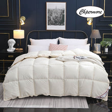 Load image into Gallery viewer, Chpermore 95 % White Goose/Duck Down Quilt Duvets Thickening Winter Comforters 100% Cotton Cover King Queen Twin Full Size