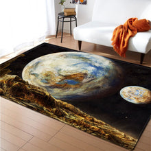 Load image into Gallery viewer, Nordic Carpets Soft Flannel 3D Printed Area Rugs Parlor Galaxy Space Mat Rugs Anti-slip Large Rug Carpet for Living Room Decor