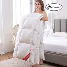 Load image into Gallery viewer, Chpermore 95 % White Goose/Duck Down Quilt Duvets five star hotel  Winter Comforters 100% Cotton Cover King Queen Twin Full Size