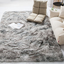 Load image into Gallery viewer, 2019 Modern Nordic Tie-dye Gradient Carpet Bedroom Living Room Rectangular Carpet Variegated Soft Comfortable Area Carpet Gray