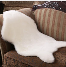 Load image into Gallery viewer, Faux Sheepskin Chair Cover Seat Pad Soft Sofa Carpet Cushion Hairy pendulum Mat Solid Color Skin Fur Fluffy Rugs Bedroom blanket