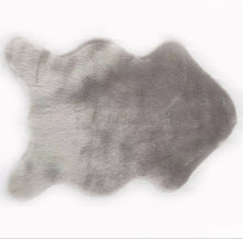 Load image into Gallery viewer, Faux Sheepskin Chair Cover Seat Pad Soft Sofa Carpet Cushion Hairy pendulum Mat Solid Color Skin Fur Fluffy Rugs Bedroom blanket