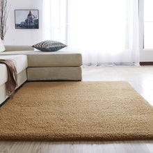 Load image into Gallery viewer, European modern fluffy rectangular carpet living room bedroom balcony white pink gray non-slip polyester carpet 140cm*200cm