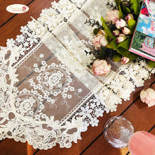 Load image into Gallery viewer, Proud Rose European Table Flag Lace Table Runner Cloth Cover Light Golden TV Cabinet Cover Towel Wedding Decorative Towel