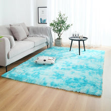 Load image into Gallery viewer, Gray Carpet Tie Dyeing Plush Soft Carpets Anti-slip Floor Mats Bedroom Water Absorption Carpet Rugs For Living Room Bedroom