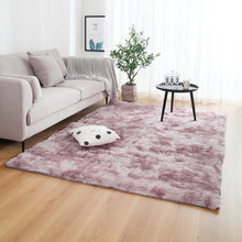 Load image into Gallery viewer, Gray Carpet Tie Dyeing Plush Soft Carpets Anti-slip Floor Mats Bedroom Water Absorption Carpet Rugs For Living Room Bedroom