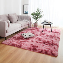 Load image into Gallery viewer, Gray Carpet Tie Dyeing Plush Soft Carpets Anti-slip Floor Mats Bedroom Water Absorption Carpet Rugs For Living Room Bedroom