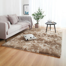 Load image into Gallery viewer, Gray Carpet Tie Dyeing Plush Soft Carpets Anti-slip Floor Mats Bedroom Water Absorption Carpet Rugs For Living Room Bedroom