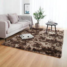 Load image into Gallery viewer, Gray Carpet Tie Dyeing Plush Soft Carpets Anti-slip Floor Mats Bedroom Water Absorption Carpet Rugs For Living Room Bedroom