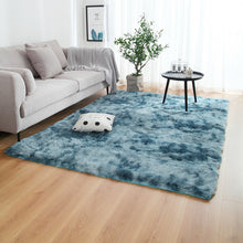 Load image into Gallery viewer, Gray Carpet Tie Dyeing Plush Soft Carpets Anti-slip Floor Mats Bedroom Water Absorption Carpet Rugs For Living Room Bedroom