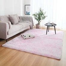 Load image into Gallery viewer, Gray Carpet Tie Dyeing Plush Soft Carpets Anti-slip Floor Mats Bedroom Water Absorption Carpet Rugs For Living Room Bedroom