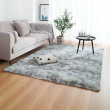 Load image into Gallery viewer, Gray Carpet Tie Dyeing Plush Soft Carpets Anti-slip Floor Mats Bedroom Water Absorption Carpet Rugs For Living Room Bedroom