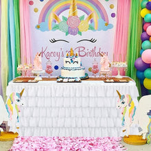 Load image into Gallery viewer, 5 Layer Tulle Table Skirt Tutu Table Skirts Baby Shower Birthday Party Table Skirts for Banquet Wedding Hotel Party Decoration