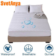 Load image into Gallery viewer, Svetanya Waterproof Fitted Sheets Elastic Bedsheet Mattress Cover Protective Case Single Twin full queen king Size white