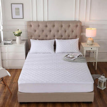 Load image into Gallery viewer, Svetanya Waterproof Fitted Sheets Elastic Bedsheet Mattress Cover Protective Case Single Twin full queen king Size white