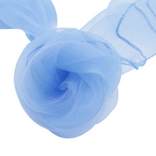 Load image into Gallery viewer, Hot Sale Organza Chair Sashes Bow Cover chair sashes tulle For Weddings Events &amp;Party Banquet Christmas Decoration mint green