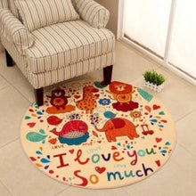 Load image into Gallery viewer, Simple Style Round Carpet Kids Rug for Bedroom Bedside Rug Tapeta Baby Crawling Mat Hallway Floor Mat Nice Carpet Kids Room