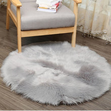 Load image into Gallery viewer, Shaggy Round Carpets Plush Carpet for living room Sofa bedroom Floor Mat kid play mat Kitchen Rugs soft Yoga Mat Home Decor