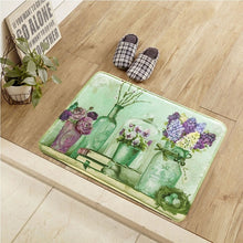 Load image into Gallery viewer, 2017 New Design American Style Retro Floor Mat Flower Print Kitchen Carpets And Rugs Anti-Slip Entrance Door Mats 40*60/50*80CM