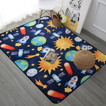 Load image into Gallery viewer, Space Universe Planet Cartoon Carpet For Living Room Soft Carpet Kids Room Cute Rugs For Bedroom Computer Chair Floro Mat/Rug