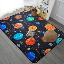 Load image into Gallery viewer, Space Universe Planet Cartoon Carpet For Living Room Soft Carpet Kids Room Cute Rugs For Bedroom Computer Chair Floro Mat/Rug