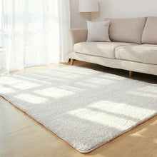 Load image into Gallery viewer, Living Room Rug Area Solid Carpet Fluffy Soft Home Decor White Plush Carpet Bedroom Carpet Kitchen Floor Mats White Rug Tapete