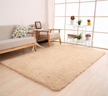Load image into Gallery viewer, Living Room Rug Area Solid Carpet Fluffy Soft Home Decor White Plush Carpet Bedroom Carpet Kitchen Floor Mats White Rug Tapete