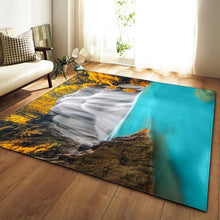Load image into Gallery viewer, Nordic Carpets Soft Flannel 3D Printed Area Rugs Parlor Galaxy Space Mat Rugs Anti-slip Large Rug Carpet for Living Room Decor