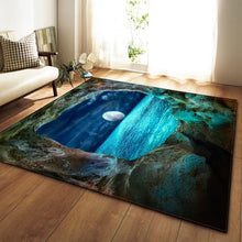 Load image into Gallery viewer, Nordic Carpets Soft Flannel 3D Printed Area Rugs Parlor Galaxy Space Mat Rugs Anti-slip Large Rug Carpet for Living Room Decor