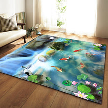 Load image into Gallery viewer, Nordic Carpets Soft Flannel 3D Printed Area Rugs Parlor Galaxy Space Mat Rugs Anti-slip Large Rug Carpet for Living Room Decor