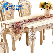Load image into Gallery viewer, Hot Sale Lace Embroidered Floral Polyester Elegant Table Runner Dinning Table Flag Party Wedding Table Cloth