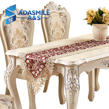 Load image into Gallery viewer, Hot Sale Lace Embroidered Floral Polyester Elegant Table Runner Dinning Table Flag Party Wedding Table Cloth