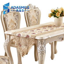 Load image into Gallery viewer, Hot Sale Lace Embroidered Floral Polyester Elegant Table Runner Dinning Table Flag Party Wedding Table Cloth