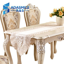 Load image into Gallery viewer, Hot Sale Lace Embroidered Floral Polyester Elegant Table Runner Dinning Table Flag Party Wedding Table Cloth
