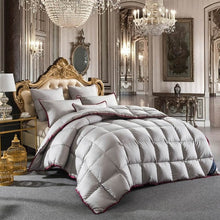 Load image into Gallery viewer, Svetanya white Goose Down Duvet 3D quilted Quilt king queen twin full double size Comforter Winter Thick Blanket Bedding Filler