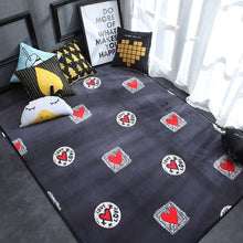 Load image into Gallery viewer, Nordic Modern Carpet Polyester Rug and Carpets for Living Room Floor Child Kids Play Mat Bedroom Bathroom Home Door Mat alfombra