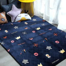 Load image into Gallery viewer, Nordic Modern Carpet Polyester Rug and Carpets for Living Room Floor Child Kids Play Mat Bedroom Bathroom Home Door Mat alfombra